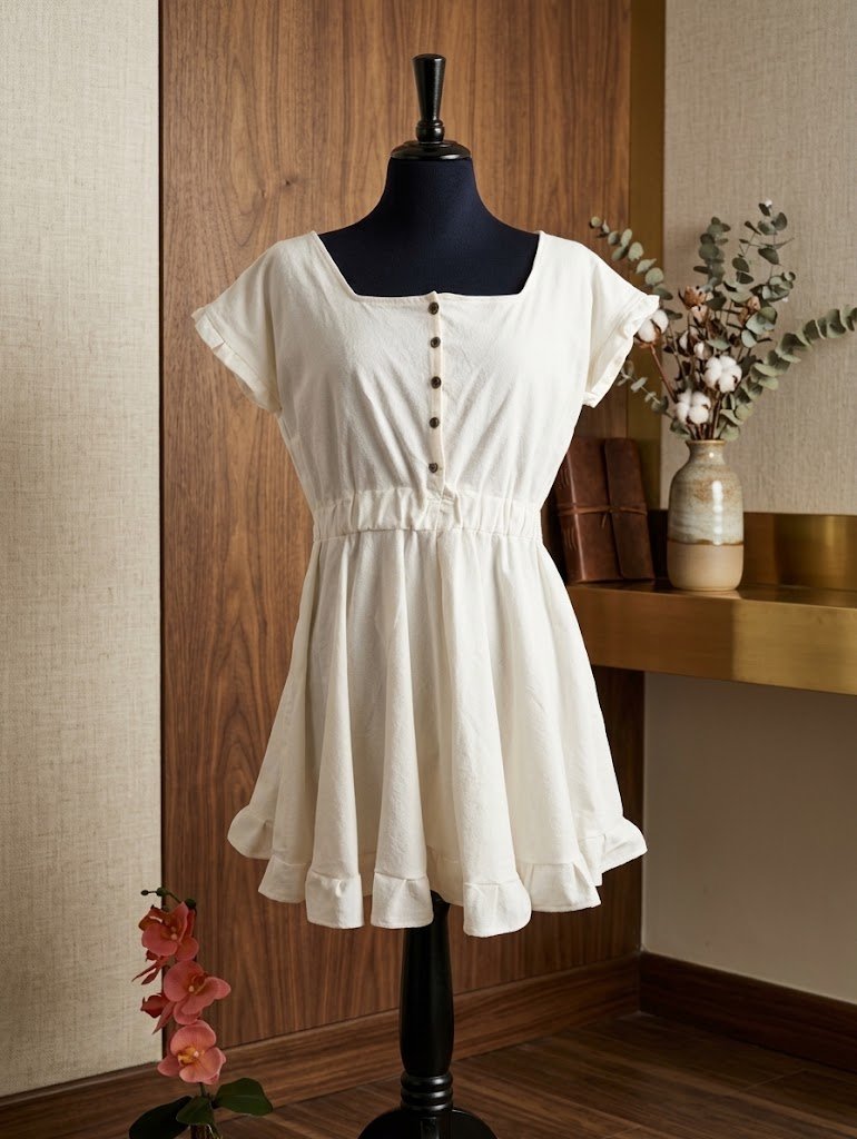 Vestido medium fluff